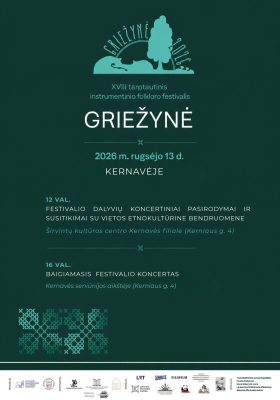 XVIII Tarptautinis instrumentinio folkloro festivalis „Griežynė“